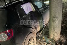 выкса.рф, На улице Красные Зори Volkswagen врезался в дерево